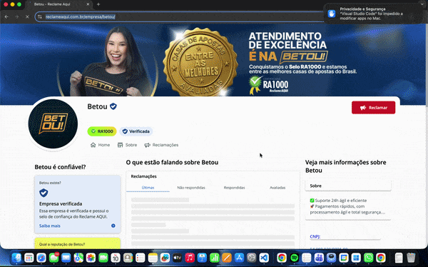 GIF do Scraper Reclame Aqui